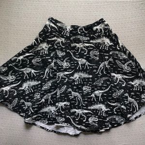 Dinosaur skirt! Glows in the dark